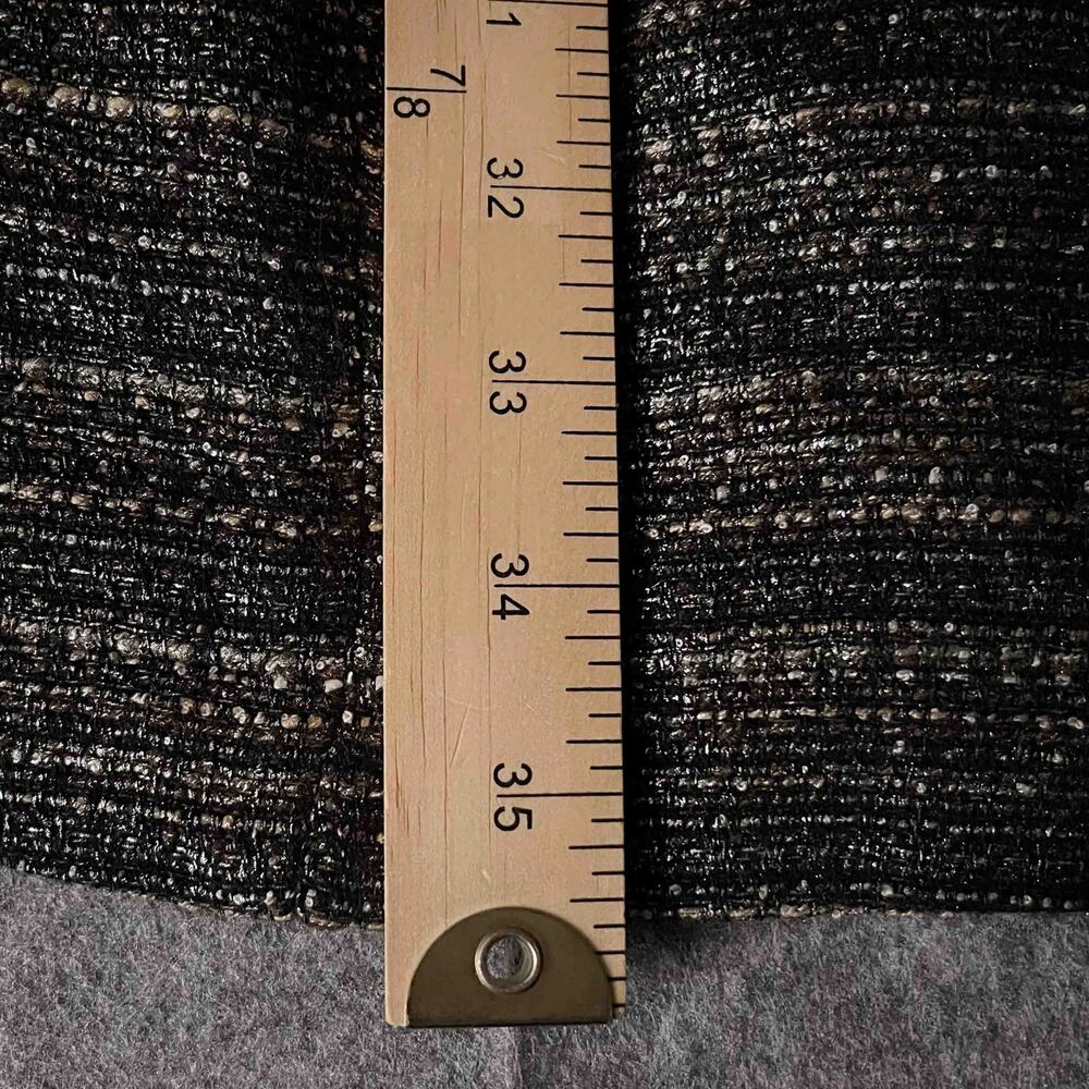 Womens Moulinette Soeurs Anthropologie Glissade Shimmer Tweed Dress Black Sze 12 - Picture 11 of 11